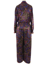 Bill Blass Paisley Jumpsuit Jumpsuit arcadeshops.com