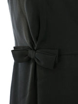 1960's Saks Bow Embellished Tank Gown Dress arcadeshops.com