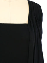 Holly's Harp Draped One Shoulder Gown Dress arcadeshops.com