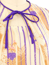 Hanae Mori Printed Chiffon Ensemble Suit arcadeshops.com