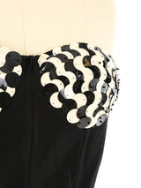 Paillette Embellished Bustier Top Top arcadeshops.com