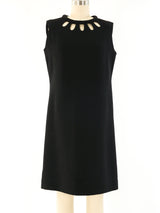 Pierre Cardin Cutout Little Black Dress Dress arcadeshops.com