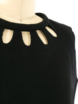 Pierre Cardin Cutout Little Black Dress Dress arcadeshops.com