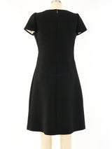 Courreges Button Front Little Black Dress Dress arcadeshops.com
