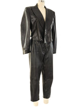 Alaia Leather Motorcycle Ensemble Suit arcadeshops.com