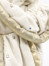 Ivory leather Tassel Bag Accessory arcadeshops.com