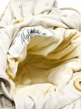 Ivory leather Tassel Bag Accessory arcadeshops.com