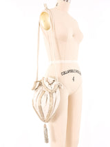 Ivory leather Tassel Bag Accessory arcadeshops.com