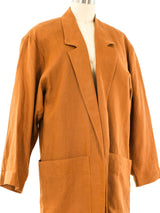 Escada Oversized Linen Jacket Jacket arcadeshops.com