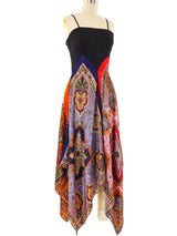 1970's Scarf Maxi Dress Dress arcadeshops.com