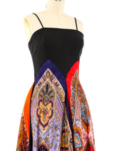 1970's Scarf Maxi Dress Dress arcadeshops.com