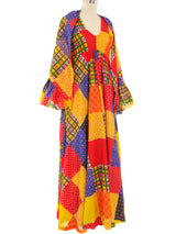 Patchwork Printed Maxi Dress Dress arcadeshops.com