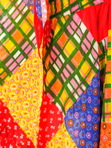 Patchwork Printed Maxi Dress Dress arcadeshops.com