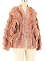 Missoni Rose Gold Fringe Cardigan Jacket arcadeshops.com