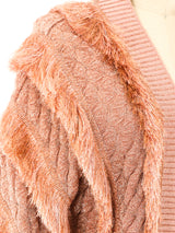 Missoni Rose Gold Fringe Cardigan Jacket arcadeshops.com