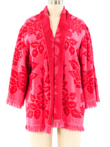Pink Terrycloth Jacket Jacket arcadeshops.com