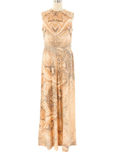 Metallic Palazzo Jumpsuit Ensemble Jumpsuit arcadeshops.com