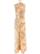 Metallic Palazzo Jumpsuit Ensemble Jumpsuit arcadeshops.com