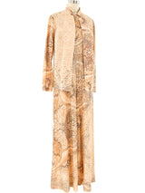 Metallic Palazzo Jumpsuit Ensemble Jumpsuit arcadeshops.com