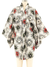 Starburst Floral Painted Kimono Jacket arcadeshops.com