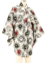 Starburst Floral Painted Kimono Jacket arcadeshops.com
