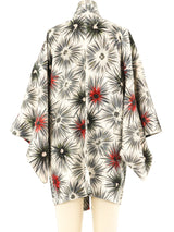 Starburst Floral Painted Kimono Jacket arcadeshops.com