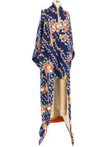 Japanese Floral Print Kimono Jacket arcadeshops.com