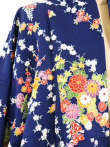 Japanese Floral Print Kimono Jacket arcadeshops.com