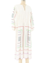 Saks Handkerchief Printed Smock Dress Dress arcadeshops.com
