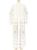 Saks Handkerchief Printed Smock Dress Dress arcadeshops.com