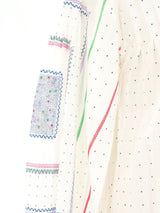 Saks Handkerchief Printed Smock Dress Dress arcadeshops.com