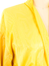 Fernando Sanchez Sunflower Satin Robe Jacket arcadeshops.com