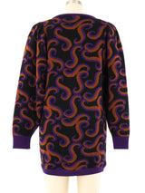 Yves Saint Laurent Swirl Knit Mini Dress Dress arcadeshops.com