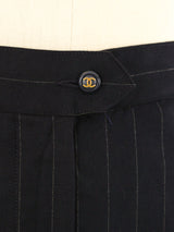 Chanel Pinstripe Pants Bottom arcadeshops.com