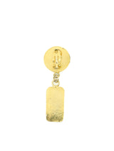 Moschino Gold Bar Earrings Accessory arcadeshops.com