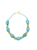 Yves Saint Laurent Turquoise Bead Necklace Accessory arcadeshops.com
