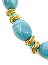 Yves Saint Laurent Turquoise Bead Necklace Accessory arcadeshops.com