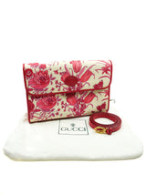 Gucci Pink Flora Convertible Clutch Accessory arcadeshops.com