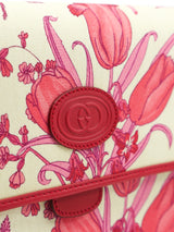 Gucci Pink Flora Convertible Clutch Accessory arcadeshops.com