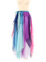 Giorgio di Sant'Angelo Layered Chiffon Rainbow Skirt Bottom arcadeshops.com