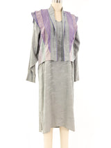 Cloud Jacquard Layered Tunic Dress Dress arcadeshops.com