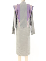 Cloud Jacquard Layered Tunic Dress Dress arcadeshops.com