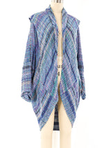 Hand Knit Periwinkle Duster Jacket arcadeshops.com