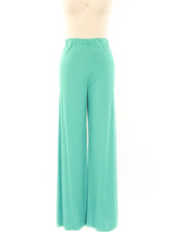 Albert Capraro Teal Tunic Lounge Ensemble Suit arcadeshops.com