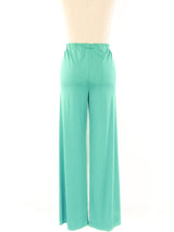 Albert Capraro Teal Tunic Lounge Ensemble Suit arcadeshops.com