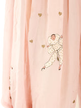 Pierrot Print Harem Pants Bottom arcadeshops.com