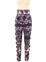 Christian Lacroix Scribble Printed Leggings Bottom arcadeshops.com