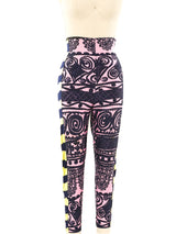 Christian Lacroix Scribble Printed Leggings Bottom arcadeshops.com