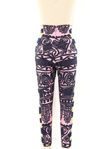 Christian Lacroix Scribble Printed Leggings Bottom arcadeshops.com