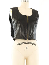 Leather Backpack Sleeveless Top Top arcadeshops.com